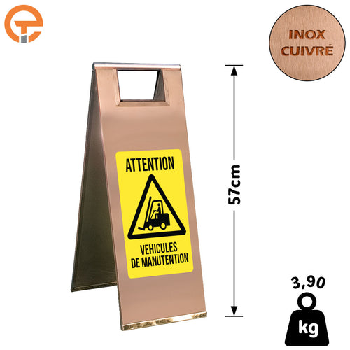 Chevalet de signalisation Véhicules de Manutention