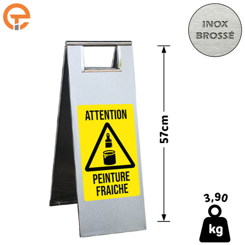 Chevalet de signalisation Peinture Fraîche