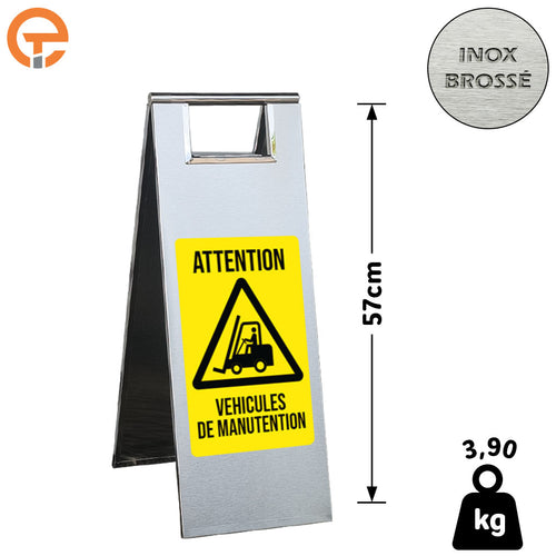 Chevalet de signalisation Véhicules de Manutention