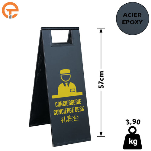 Chevalet de signalisation Conciergerie