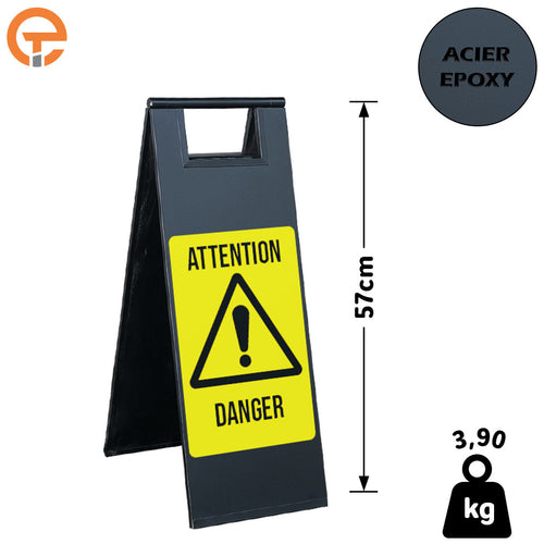 Chevalet de signalisation Danger