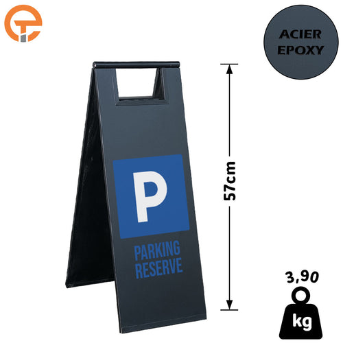 Chevalet de signalisation Parking Réservé