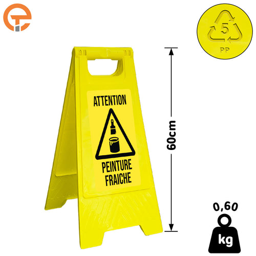 Chevalet de signalisation Peinture Fraîche