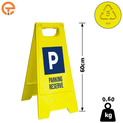 Chevalet de signalisation Parking Réservé