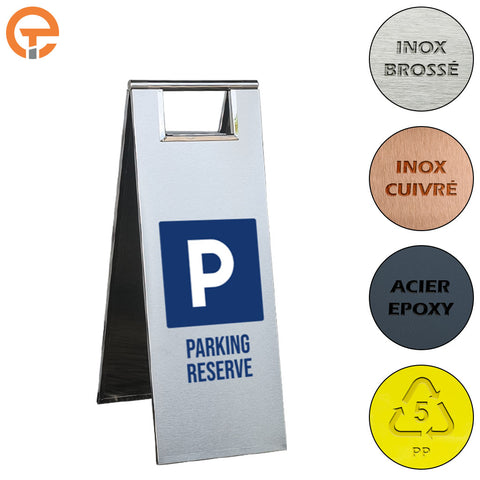 Chevalet de signalisation Parking Réservé