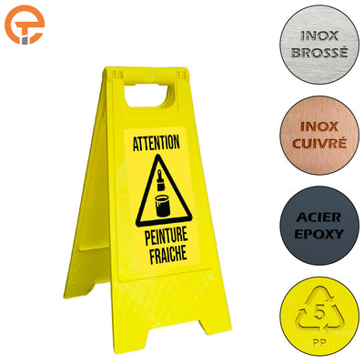 Chevalet de signalisation Peinture Fraîche