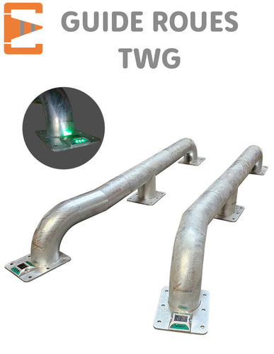 Paire de Guide Roues Biseauté TWG 159mm