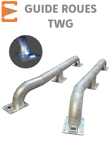 Paire de Guide Roues Biseauté TWG 159mm