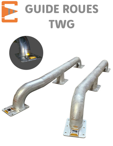 Paire de Guide Roues Biseauté TWG 159mm