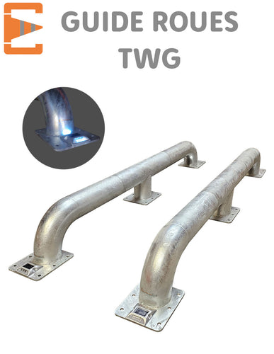 Paire de Guide Roues Droit TWG 159mm