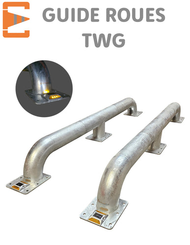 Paire de Guide Roues Droit TWG 159mm