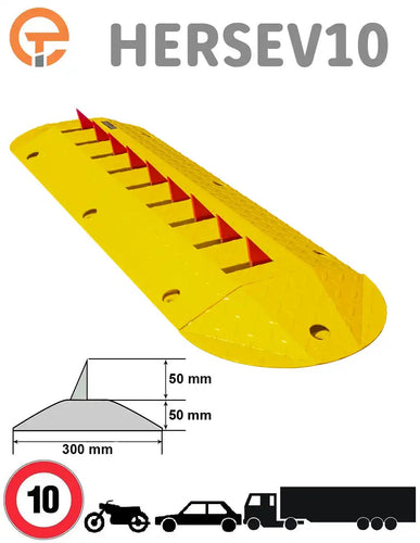 Ralentisseur Herse Anti Recul Longueur 1M Haut 5cm