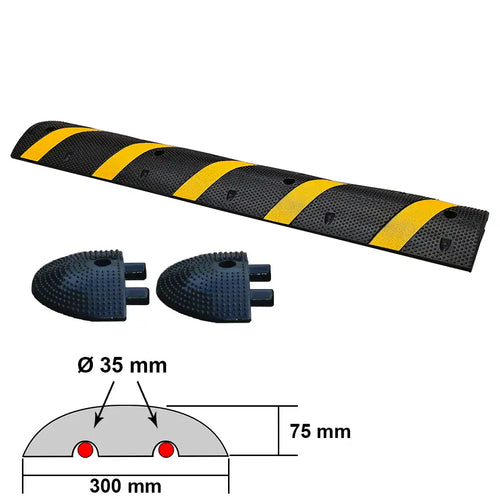Ralentisseur Monobloc 10km/h H75mm EQUIPEMENTECH