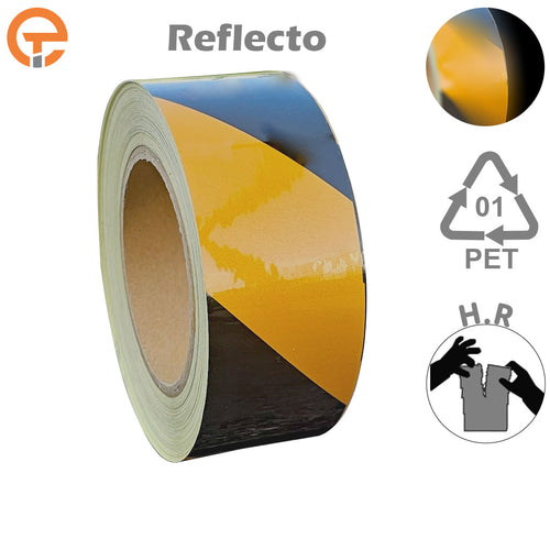 Rubans marquage au sol PET réfléchissant