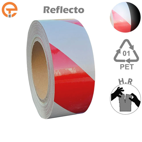 Rubans marquage au sol PET réfléchissant