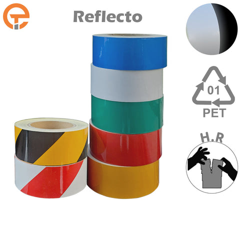 Rubans marquage au sol PET réfléchissant
