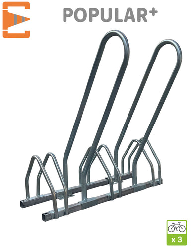 Râtelier Range Vélos POPULAR+ 3 places