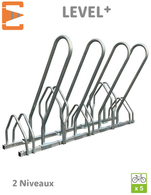 Râtelier Range Vélos LEVEL+ 5 places