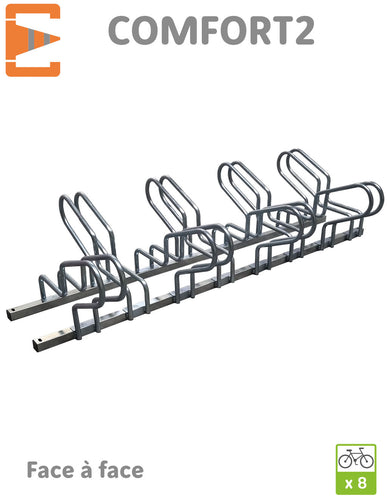 Râtelier Range Vélos Face à Face COMFORT2 8 places