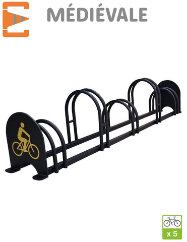 Râteliers Range Vélos MEDIEVALE 5 places