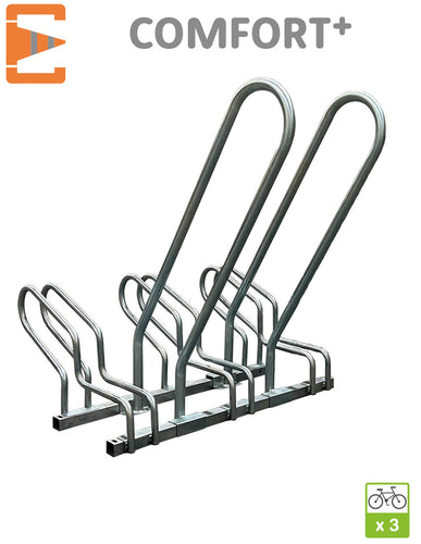 Râtelier Range Vélos COMFORT+ 3 places