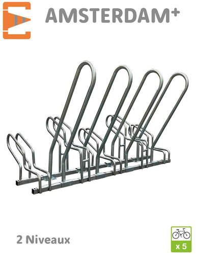 Râtelier Range Vélos AMSTERDAM+ 3 places