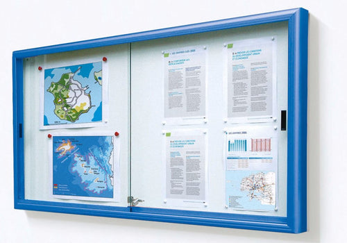 Vitrine d'affichage épaisseur 60mm de 8 à 30 feuilles A4