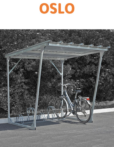 Abri Vélos OSLO Modulable 5 places