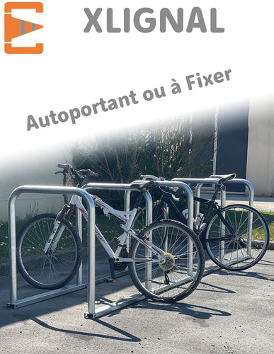 ARCEAUX VÉLOS U INVERSÉ EXTENSIBLE À L'INFINI ACIER GALVANISÉ