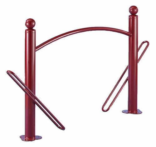 Support Vélos 2 places avec Arceau Cadre Antivol