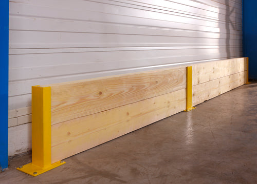 Protection de rayonnage par madrier