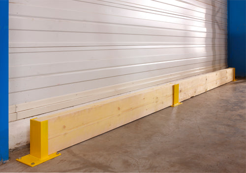 Protection de rayonnage par madrier