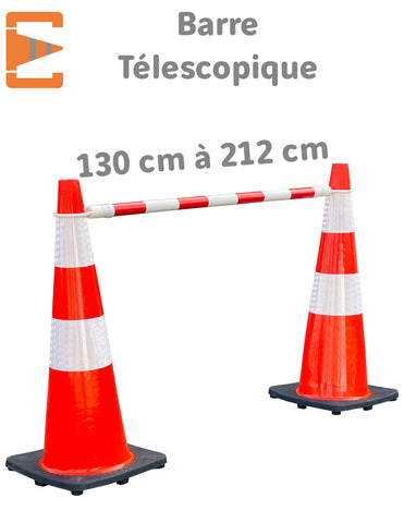 Barre Télescopique pour Cônes