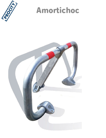 Barrière de Parking Galvanisé Absorbeur de Chocs