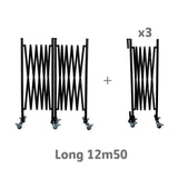 Barrières Extensibles Noir Graphite sur Roulettes Xfinite®
