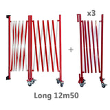 Barrières Extensibles Rouge Blanc Fixation Murale Xfinite®