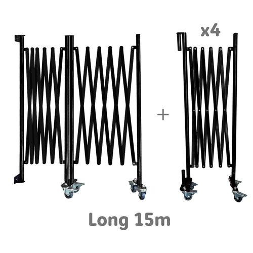 Barrières Extensibles Noir Graphite Fixation Murale Xfinite®