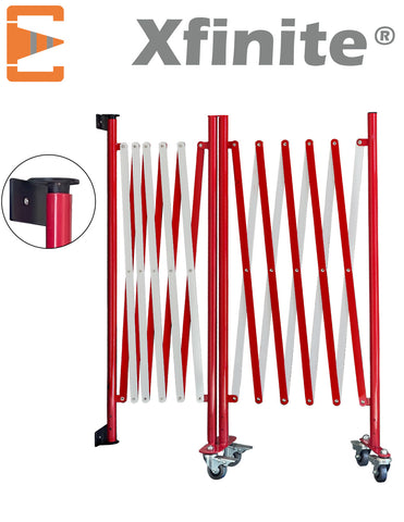 Barrières Extensibles Rouge Blanc Fixation Murale Xfinite®