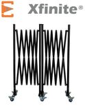 Barrières Extensibles Noir Graphite sur Roulettes Xfinite®