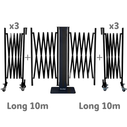 Barrières Extensibles Noir Graphite Xfinite® 2 Faces