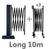 Barrières Extensibles Noir Graphite Xfinite® sur Poteau