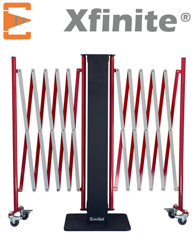 Barrières Extensibles Rouge Blanc Xfinite® 2 Faces