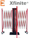 Barrières Extensibles Rouge Blanc Xfinite® 3 Faces