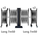 Barrières Extensibles Noir Graphite Xfinite® 2 Faces