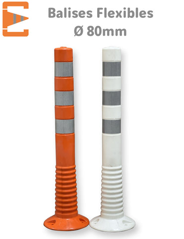 Balises de Signalisation Routière Autorelevables Ø 80mm