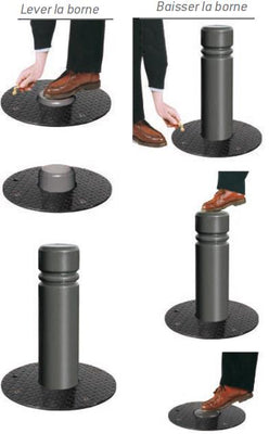 Bornes rétractables