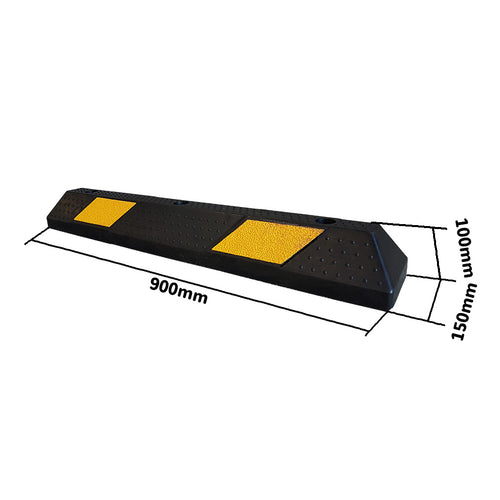 Butées de Parking Caoutchouc 90cm