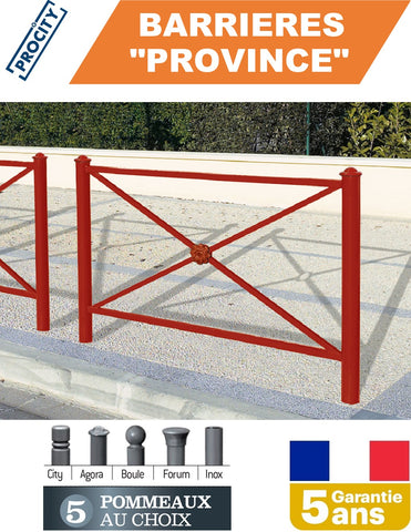 Barrières de Ville PROVINCE avec Rosace