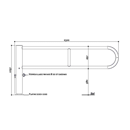 Barrières tournantes