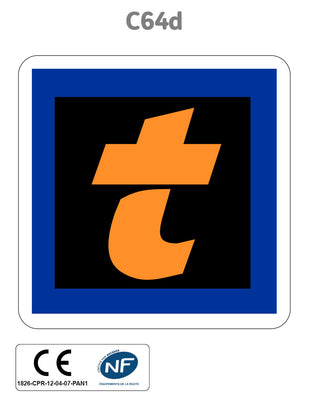 Panneau C64d Paiement par abonnement Télépéage